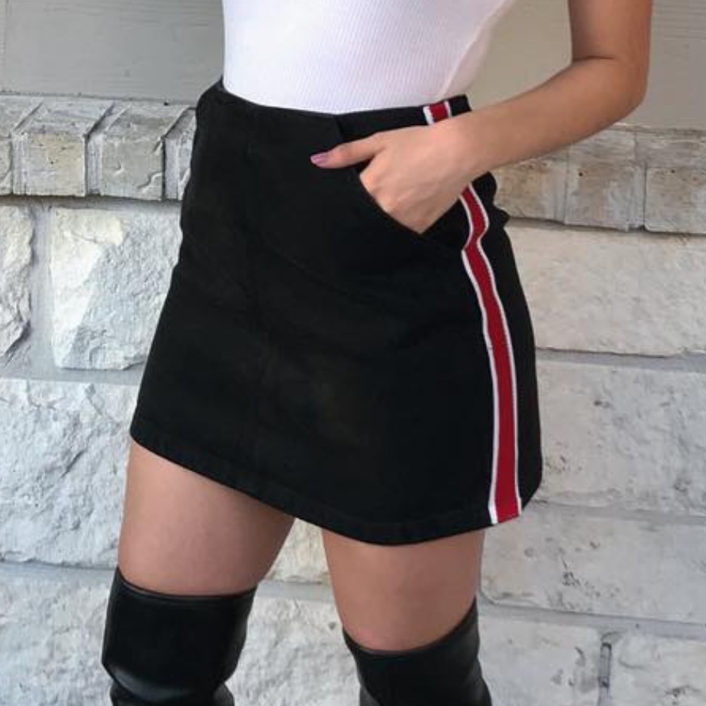 Topshop MOTO - Black Mini Skirt